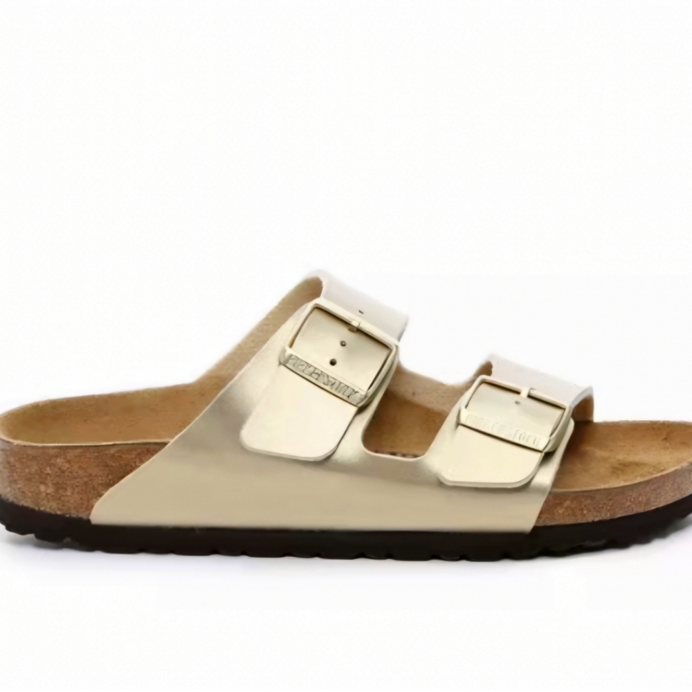 Birkenstock Arizona in gold